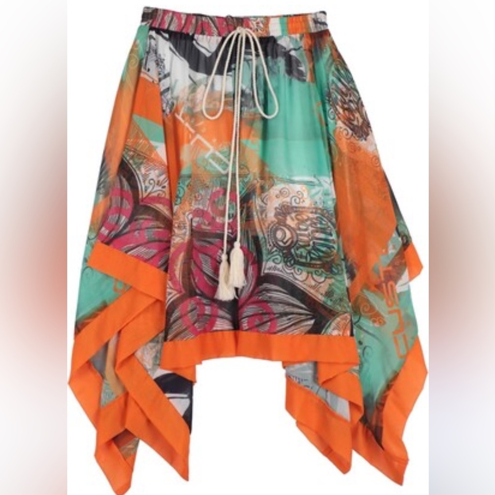 Custo Barcelona girls multicolor handkerchief hem elastic waist